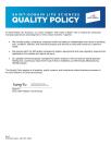Saint-Gobain Life Sciences Quality Policy